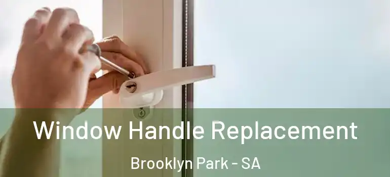Window Handle Replacement Brooklyn Park - SA