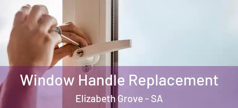 Window Handle Replacement Elizabeth Grove - SA