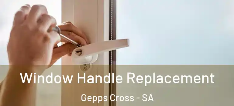 Window Handle Replacement Gepps Cross - SA