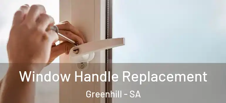 Window Handle Replacement Greenhill - SA
