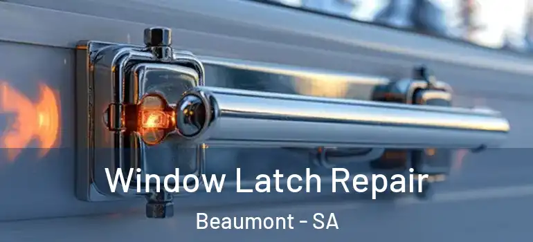 Window Latch Repair Beaumont - SA