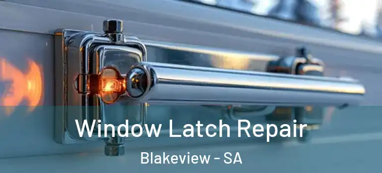 Window Latch Repair Blakeview - SA