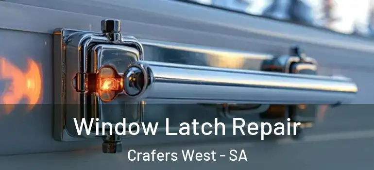 Window Latch Repair Crafers West - SA