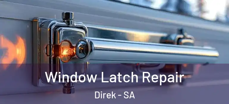 Window Latch Repair Direk - SA