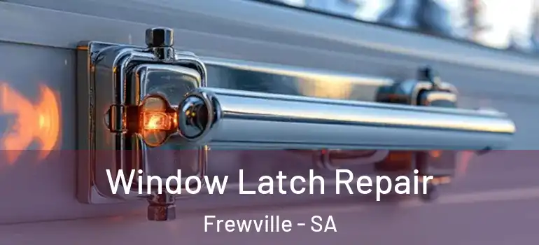  Window Latch Repair Frewville - SA