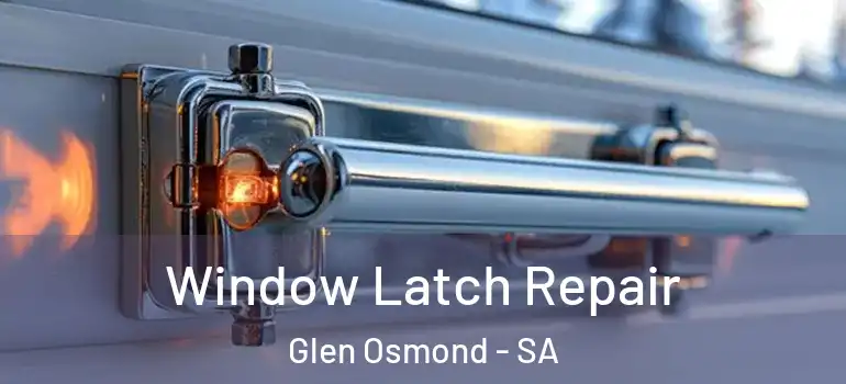 Window Latch Repair Glen Osmond - SA