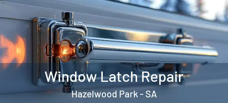 Window Latch Repair Hazelwood Park - SA
