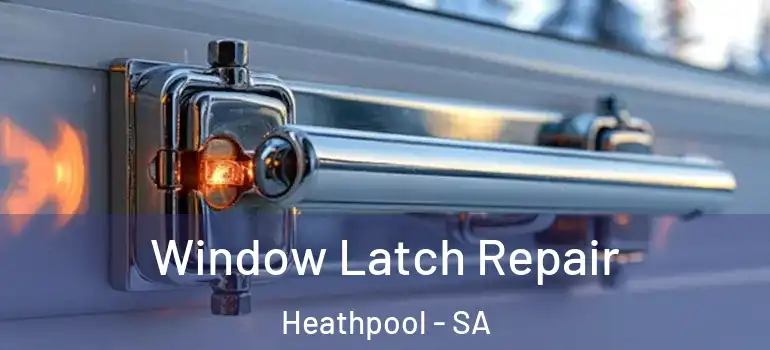 Window Latch Repair Heathpool - SA