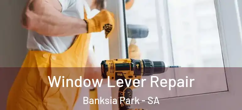  Window Lever Repair Banksia Park - SA