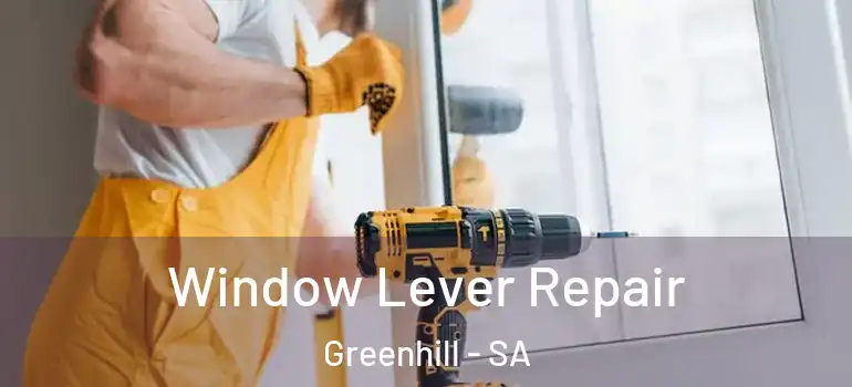 Window Lever Repair Greenhill - SA