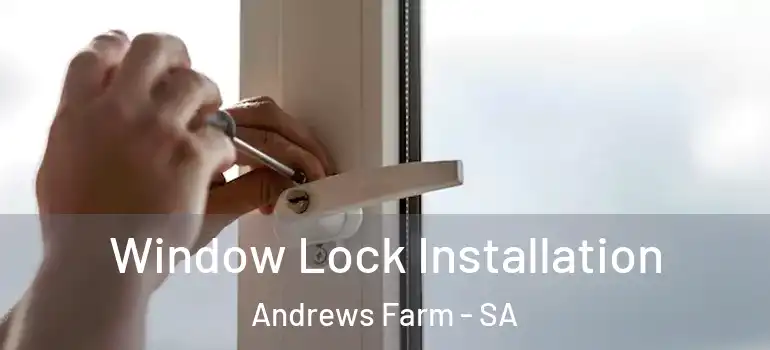 Window Lock Installation Andrews Farm - SA