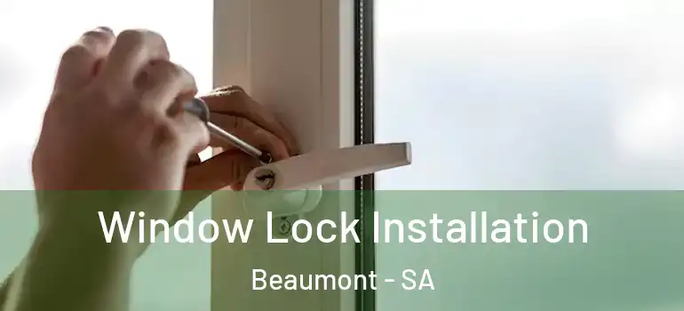 Window Lock Installation Beaumont - SA