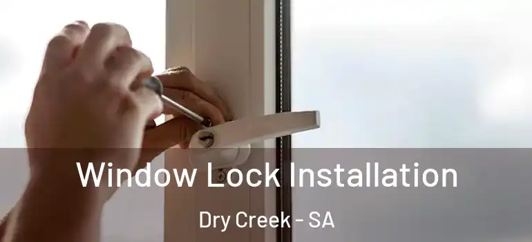 Window Lock Installation Dry Creek - SA