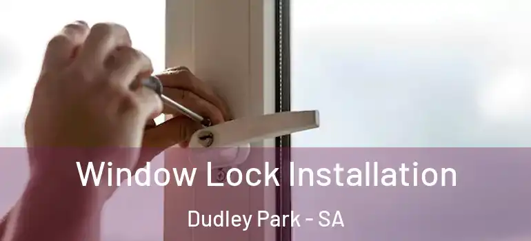 Window Lock Installation Dudley Park - SA