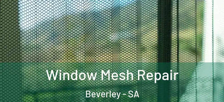  Window Mesh Repair Beverley - SA