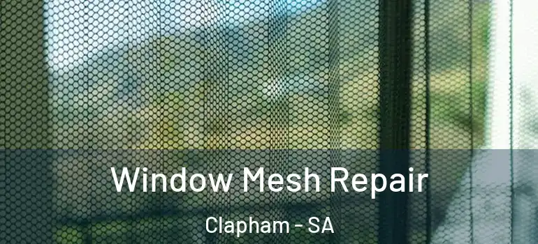 Window Mesh Repair Clapham - SA