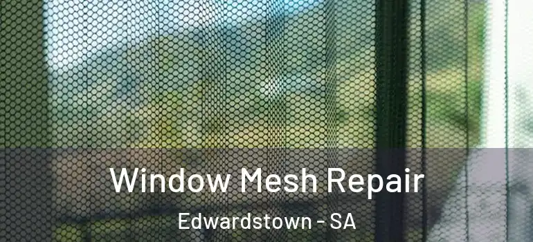 Window Mesh Repair Edwardstown - SA