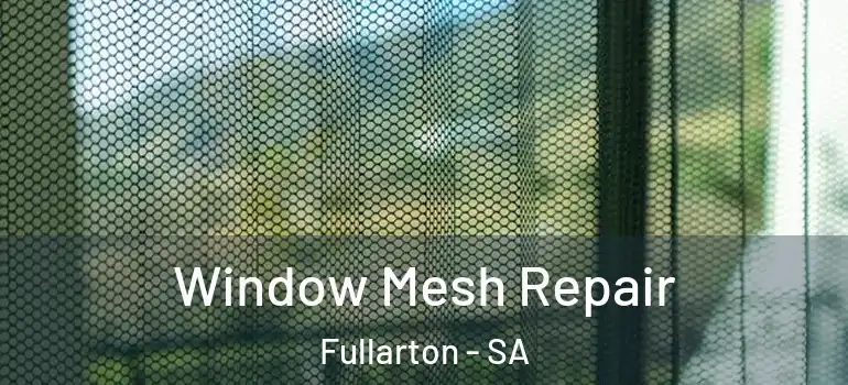 Window Mesh Repair Fullarton - SA