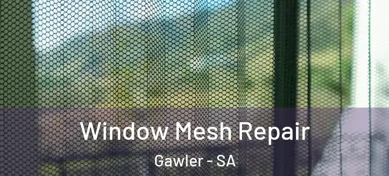 Window Mesh Repair Gawler - SA