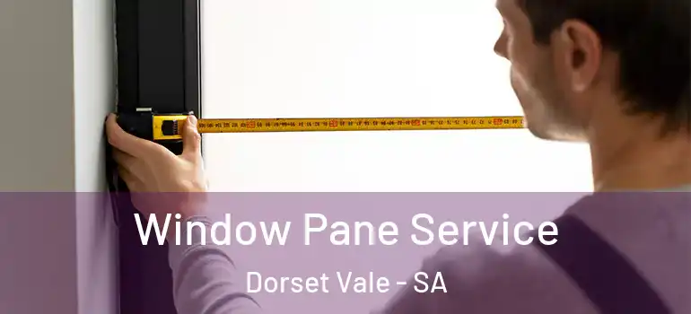 Window Pane Service Dorset Vale - SA