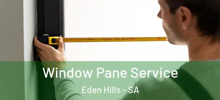 Window Pane Service Eden Hills - SA