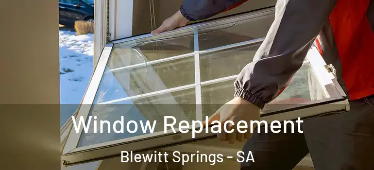 Window Replacement Blewitt Springs - SA