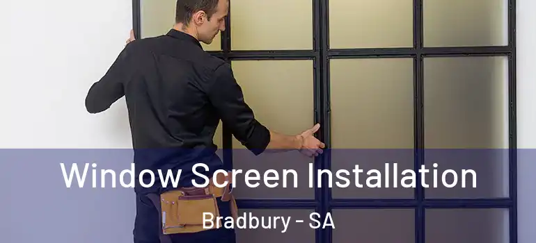 Window Screen Installation Bradbury - SA