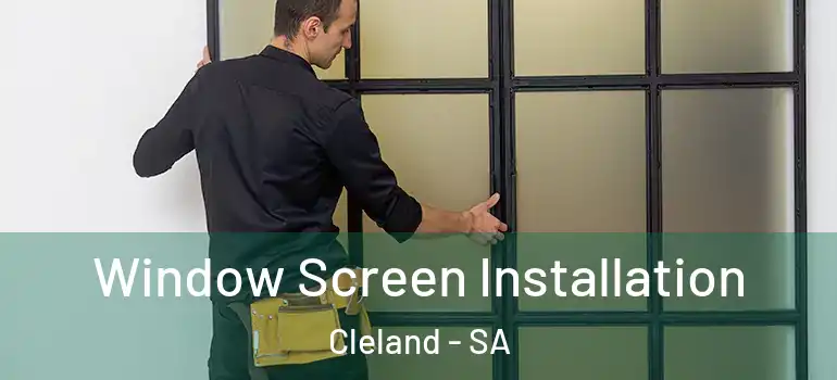 Window Screen Installation Cleland - SA