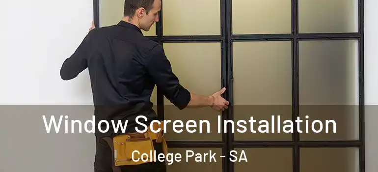 Window Screen Installation College Park - SA