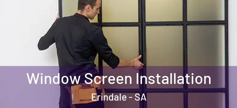 Window Screen Installation Erindale - SA