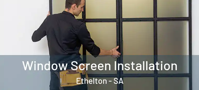 Window Screen Installation Ethelton - SA
