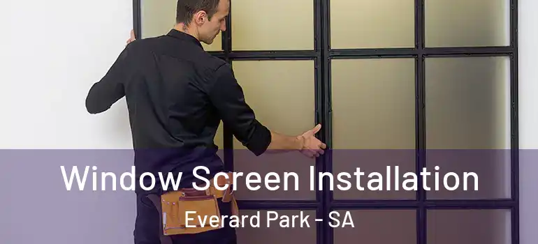 Window Screen Installation Everard Park - SA
