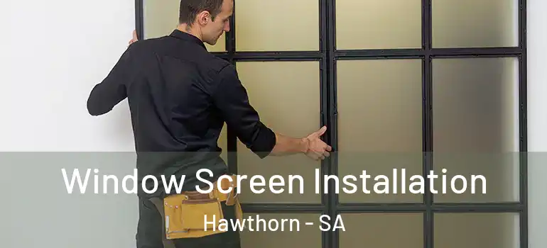 Window Screen Installation Hawthorn - SA