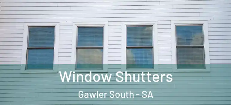 Window Shutters Gawler South - SA