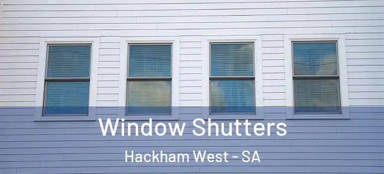 Window Shutters Hackham West - SA