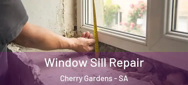 Window Sill Repair Cherry Gardens - SA