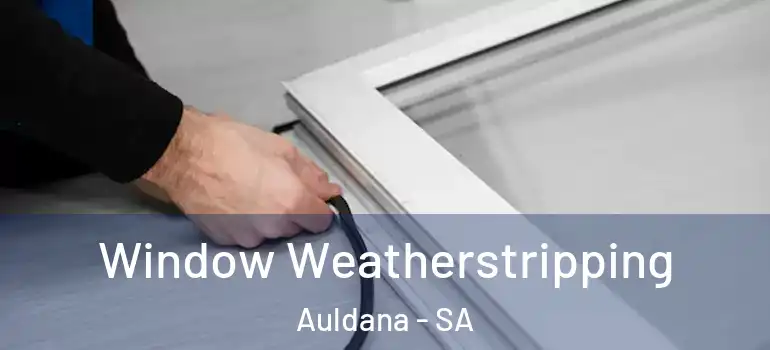 Window Weatherstripping Auldana - SA