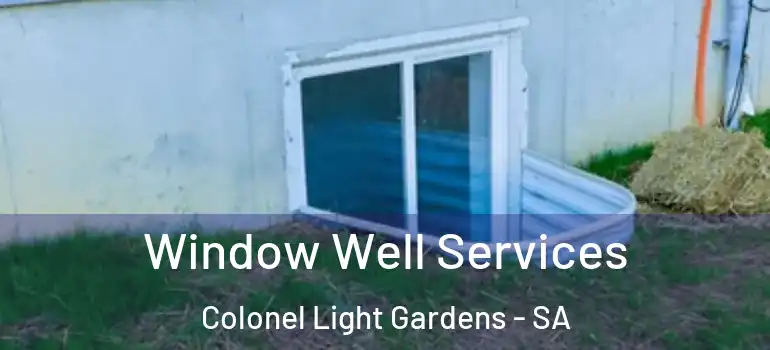 Window Well Services Colonel Light Gardens - SA
