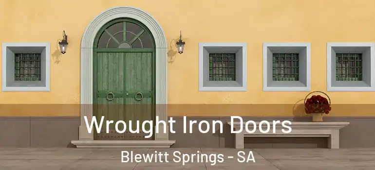 Wrought Iron Doors Blewitt Springs - SA