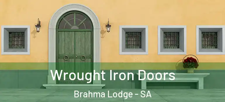 Wrought Iron Doors Brahma Lodge - SA